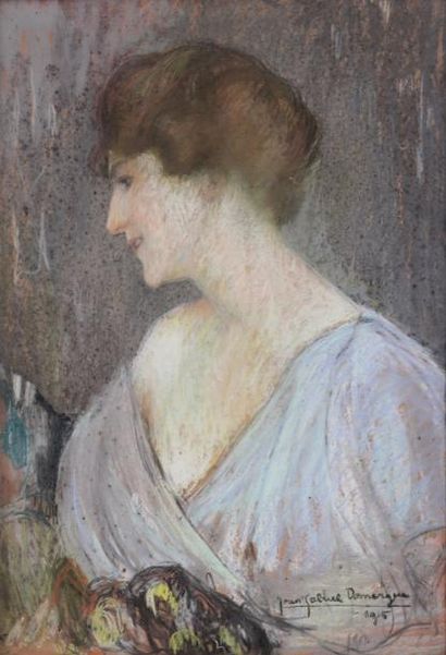 null Jean Gabriel DOMERGUE (1889-1962)

Portrait de femme, 1915

Pastel sur carton...