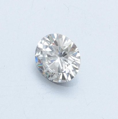 null Diamant taille brillant de 1.41 ct, couleur F pureté IF (pure) avec monture....
