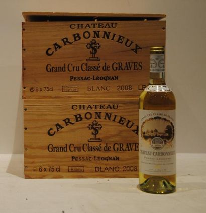 null 12 bout CHT CARBONNIEUX BLANC GRAVES 2008 CB