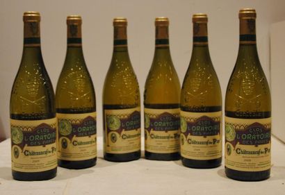 null 6 bout CDP CLOS DE L'ORATOIRE DES PAPES BLANC 2009