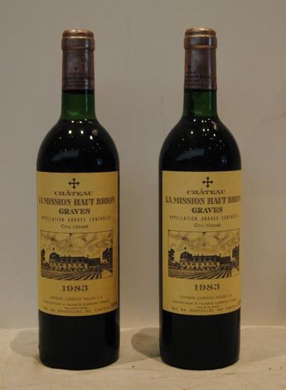 null 2 bout LA MISSION HAUT BRION 1983 (BG)