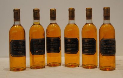 null 6 bout CHT GUIRAUD SAUTERNES 1970