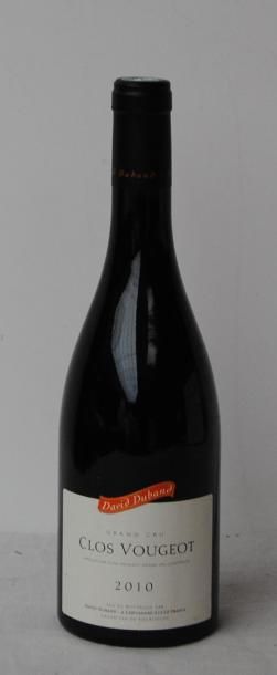 null 7 bout CLOS DE VOUGEOT DOMAINE DUBAND 2010