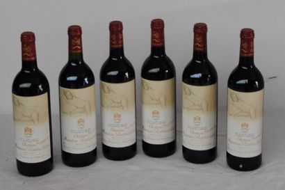 6 bout CHT MOUTON ROTHSCHILD 1993