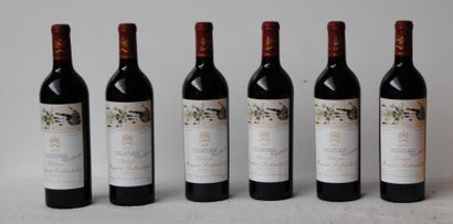 6 bout CHT MOUTON ROTHSCHILD CBO 2005