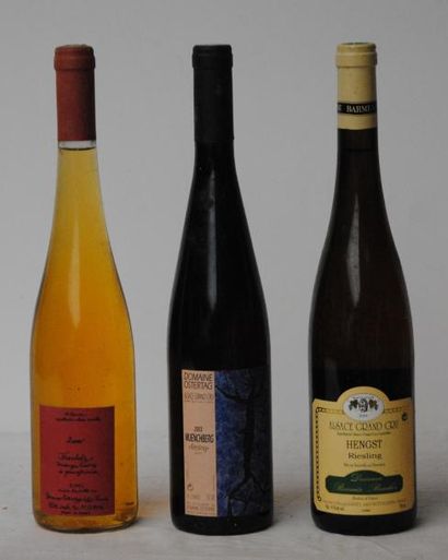 null 3 bout VINS D'ALSACE : 1 ALSACE DOMAINE OSTERTAG MEERENCHBERG 2003, 1 ALSACE...