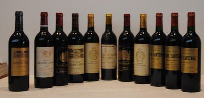 null 11 bout 3 CHT BRANE CANTENAC 1996, 2 CHT GRUAUD LAROSE 1994, 2 CHT PALMER 1985,...