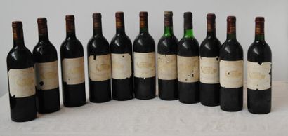 null 11 bout 6 CHT MARGAUX 1985 (3 PRESUMEES, 2 DEB EP), 3/1986, 2/1988 (1NLB, TOUTES...