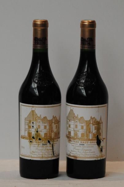 null 2 bout CHT HAUT BRION 2000 (ETIQ LEG DECHIREE)