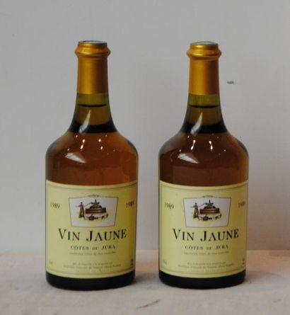 null 2 bout VIN JAUNE "CÔTE DU JURA" FRUITIERE VINICOLE DE VOITEUR 1989