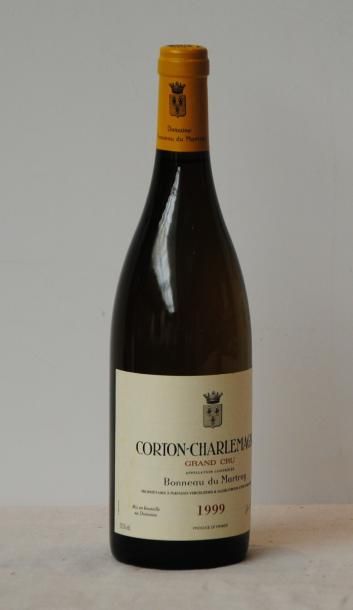 null 1 bout CORTON CHARLEMAGNE GD CRU BONNEAU DU MARTRAY 1999