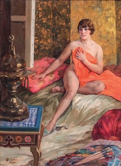 null Émile DECKERS (1885-1968)

Femme d’Alger

Huile sur toile signée en bas à gauche

78...