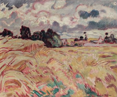 null Louis VALTAT (1869-1952)

Champ de blé en Normandie, circa 1910

Huile sur toile...
