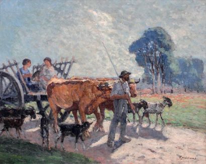 null Fernand MAILLAUD (1863-1948)

Retour des champs

Huile sur toile signée en bas...