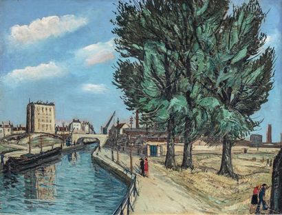 null Alphonse QUIZET (1885-1955)

Canal près de Paris

Huile sur isorel signée en...