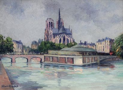 null Élisée MACLET (1881-1962)

Chevet de Notre-Dame à Paris

Huile sur toile signée...