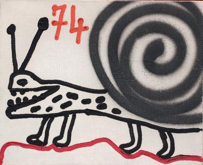 null Michel MACREAU (1935-1995)

Petit escargot, 74

Huile sur toile signée et datée...