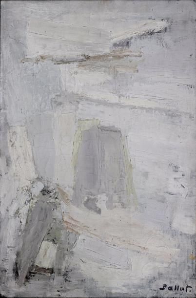 null Pierre PALLUT (1918-1999)

Composition avec éclat blanc, 1967

Huile sur toile...