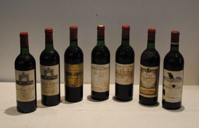 null 7 bout 1 CHT RAUZAN GASSIES 1975 (BG), 1 CHT PONTET CANET 1975 (BG, EA), 1 CHT...