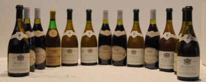 null 13 bout 3 CHASSAGNE MONTRACHET 1990, 2 MEURSAULT 2002, 1 CHT DE MEURSAULT 2000...