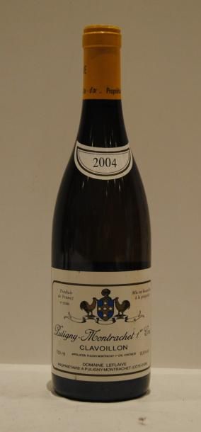 null 1 bout PULIGNY MONTRACHET CLAVOILLON DOMAINE LEFLAIVE 2004
