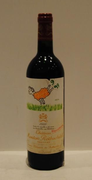 null 1 bout CHT MOUTON ROTHSHCILD 1999