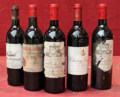 null 5 bout 1 CHT GISCOURS 1999, 1 CHT BEYCHEVELLE 1993, 2 CHT LEOVILLE LAS CASES...