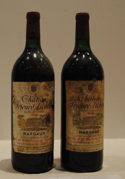 null 2 mag CHT PRIEURE LICHINE 1981 (étiq sales, NTLB)