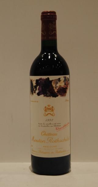 null 1 bout CHT MOUTON ROTHSCHILD 1992