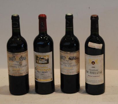 null 4 BOUT : 1 FIEUZAL ROUGE 1995, 1 COUFFRAN 1997, 2 CHT LAFITTE TRAMIER MEDOC...