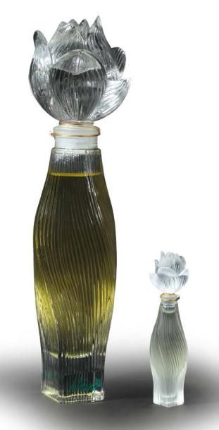 Lalique parfums Nilang - (années 1990)
Important flacon publicitaire décoratif de...