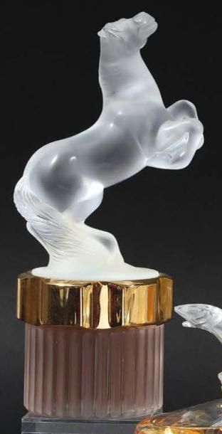 Lalique parfums Equus - (2002)
Flacon mascotte - h: 20cm