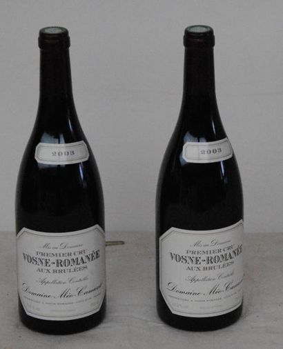 null 2 bout VOSNE ROMANEE AUX BRULEES MEO CAMUZET 2003