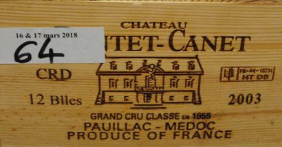 null 12 bout CHT PONTET CANET CB 2003