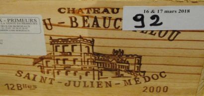 null 12 bout CHT DUCRU BEAUCAILLOU CB 2000