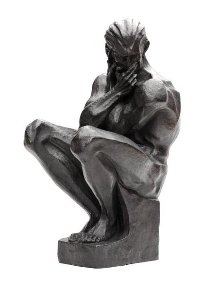 Boleslas BIEGAS (1877-1954) Le Satyre du bois de Boulogne
Epreuve en bronze, fonte...