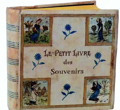 null -« Le Petit Livre de Souvenirs » Petit ouvrage avec couverture en cartonnage...