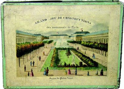 null Grand jeu de Constructions des Monuments de Paris » Rare jeu d’architecture...