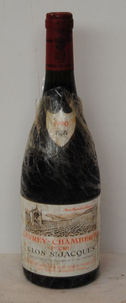 null 1 bout GEVREY CHAMBERTIN CLOS ST JACQUES ARMAND ROUSSEAU 1990