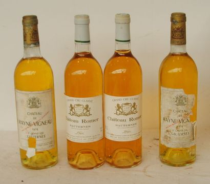 null 4 bout 2 CHT ROMER GUY FARGES 1975, 2 CHT RAYNE VIGNEAU 1978 ( EA)