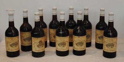 null 11 bout PORTOS ALTO DOURO VINTAGE MISE THIEPORT 1970