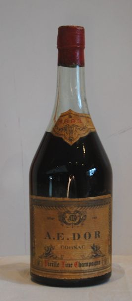 null 1 bout VIEILLE FINE CHAMPAGNE AE D'OR 1893 (7CM)