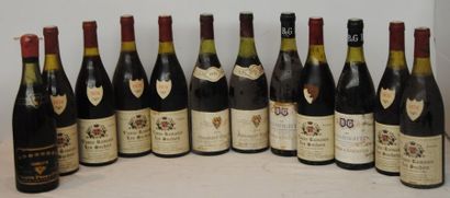 null 12 bout 7 VOSNE ROMANEE "LES SUCHOTS" CACHEUX-BLEE 1976, 2 CHAMBERTIN BARTON...