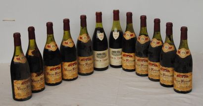 null 12 bout 10 VOSNE ROMANEE MALCONSORTS CATHIARD MOLINIER 1976 (NLTB, NLB), 2 CLOS...