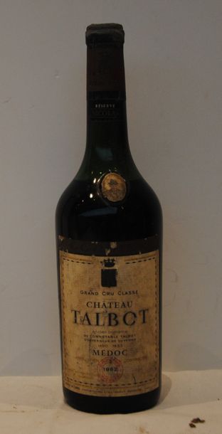 null 1 bout CHT TALBOT 1962 ( 5 cm, etiq leg passée)
