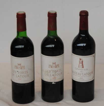 null 3 bout 1 CHT LATOUR 2003 TB, 2 FORTS DE LATOUR 1/1975, 1/1976 (NTLB)