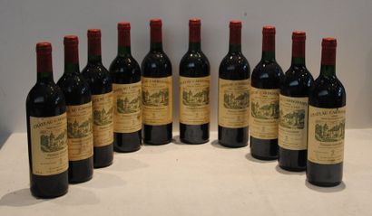 null 10 bout CHT CARBONNIEUX ROUGE 1989