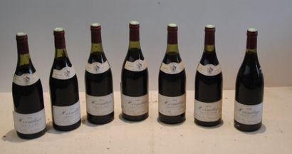 null 7 bout HERMITAGE DOMAINE DE L'HERMITE GRAY 1978 (1 SANS COLLERETTE, ETIQ. LEG...