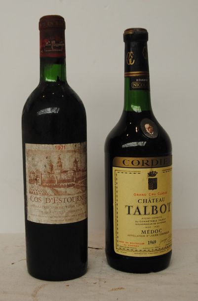 null 2 bout 1 CHT COS D'ESTOURNEL 1971, 1 CHT TALBOT 1969