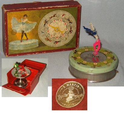 null « Boîte magique » amusant jouet breveté par Abraham MARTIN en 1894 et qui sera...